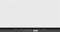 Desktop Screenshot of boutiquebars.co.uk