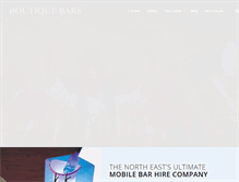 Tablet Screenshot of boutiquebars.co.uk